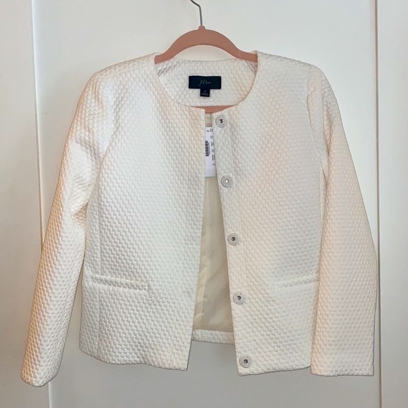 J. Crew Jackets & Blazers - White J. Crew Cardigan/Jacket/Blazer
